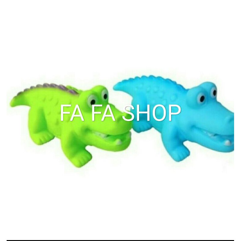 MAINAN BUAYA / MAINAN BUAYA BUNYI / BUAYA KARET PENCET BUNYI