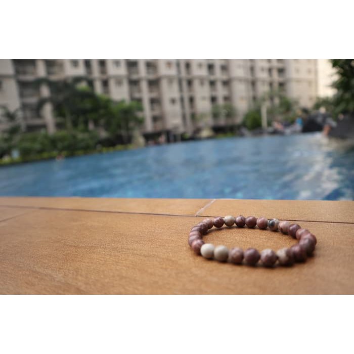 supplier GELANG BATU jasper coklat natural best seller cewek cowok