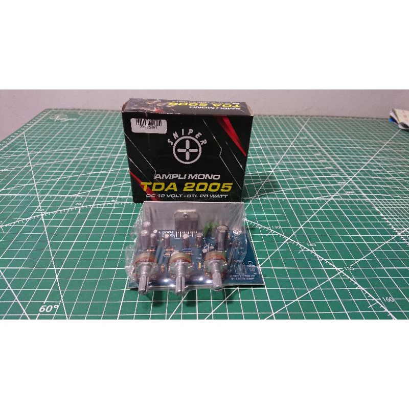 Kit Power Ampli Mono 12v TDA2005 Sniper BTL 20 Watt - Power Amplifier Mono