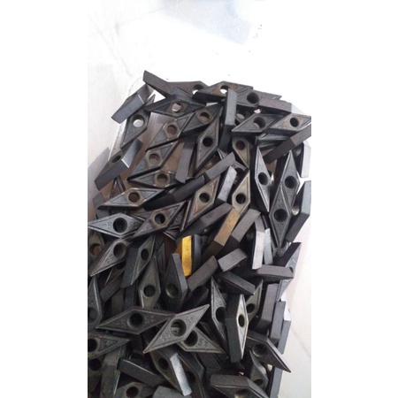 insert bubut VCMT1604 iscar carbait bekas layak pake pahat bubut vcmt16 / vbmt16 / vcmt 16