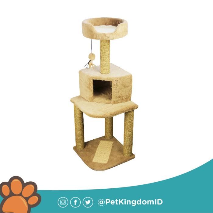 Gato | Mainan Kucing Scratcher Tower 45X45X128Cm Kekinian Terlaris