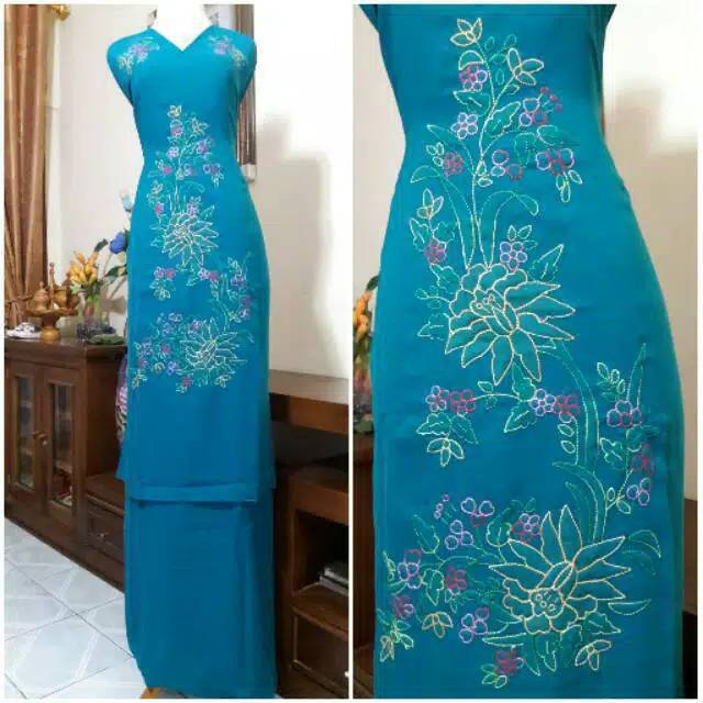 Bahan Baju Sulam Bayang khas bukittinggi Bahan helena
