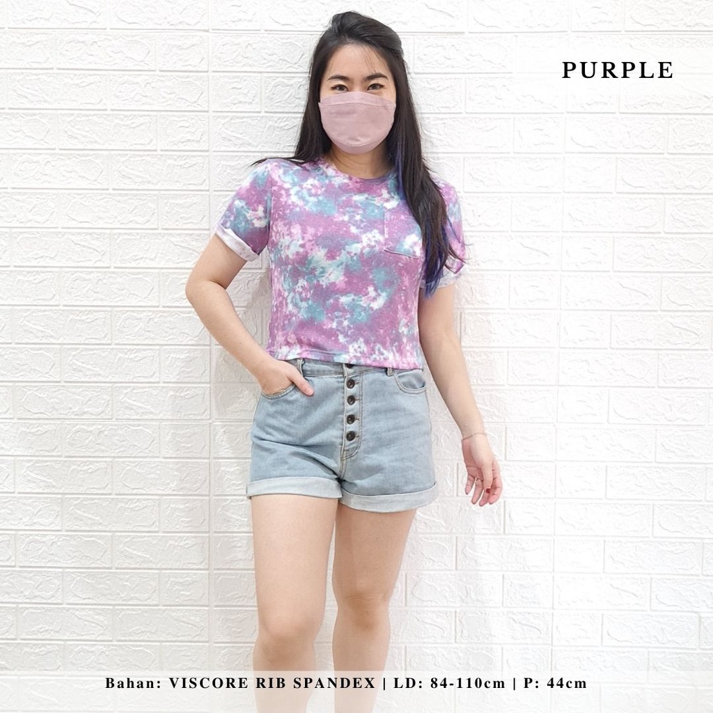 3570 tie dye pocket crop