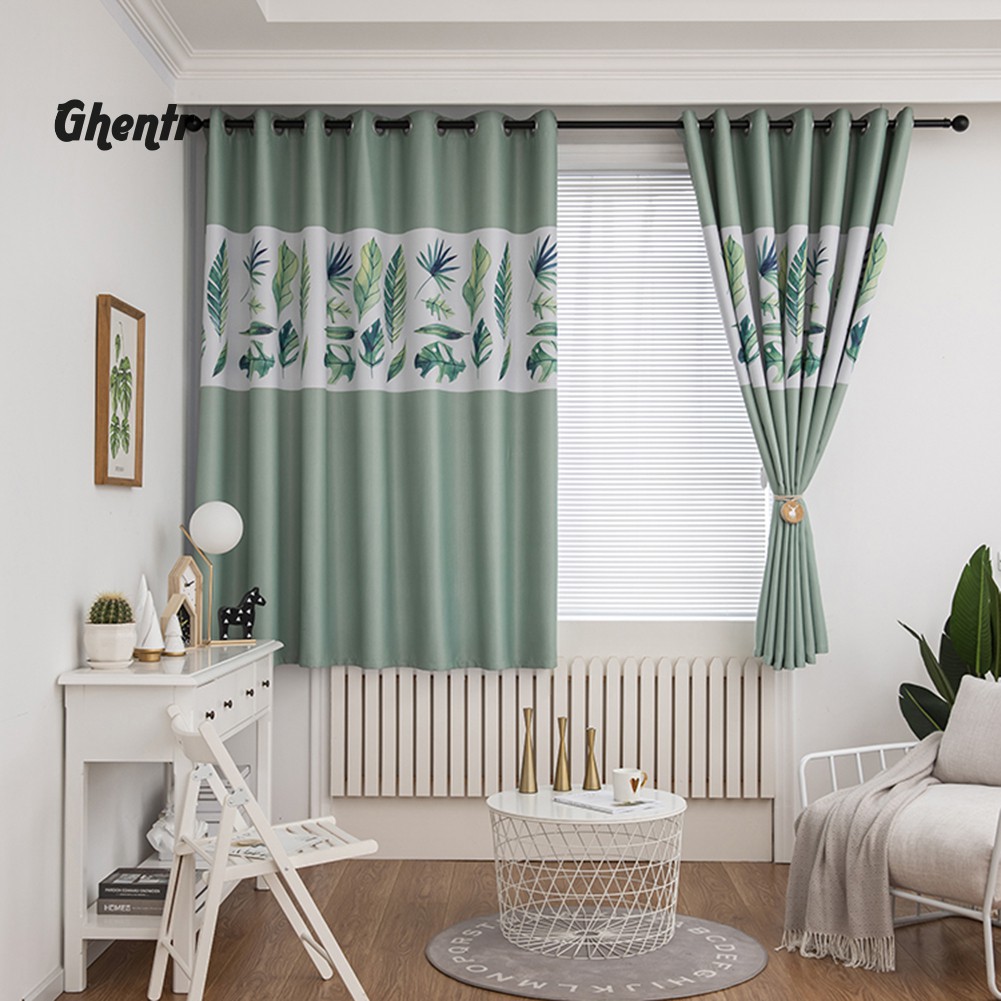 Gh Tirai Jendela Motif Daun Untuk Dekorasi Ruang Tamu Kamar Tidur Shopee Indonesia Cara membuatan hiasan kamar tidur buatan sendiri yang satu ini gampang banget dibuat. shopee