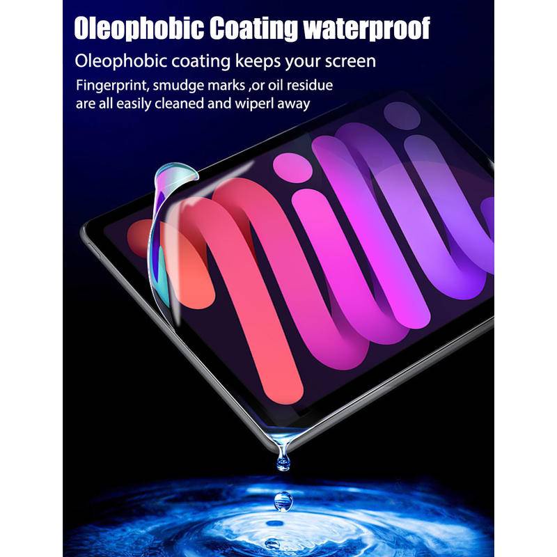 2pcs Hydrogel Film Matte for iPad 9.7 Air 2 3 4 10.5 10.9 2020 2021 Pro 11 12.9 10.2 7th 8th 9th  Screen Protector Blueray For Ipad Mini 6 5 4 3 1 2020 2021 Soft Film No Glass Accessories