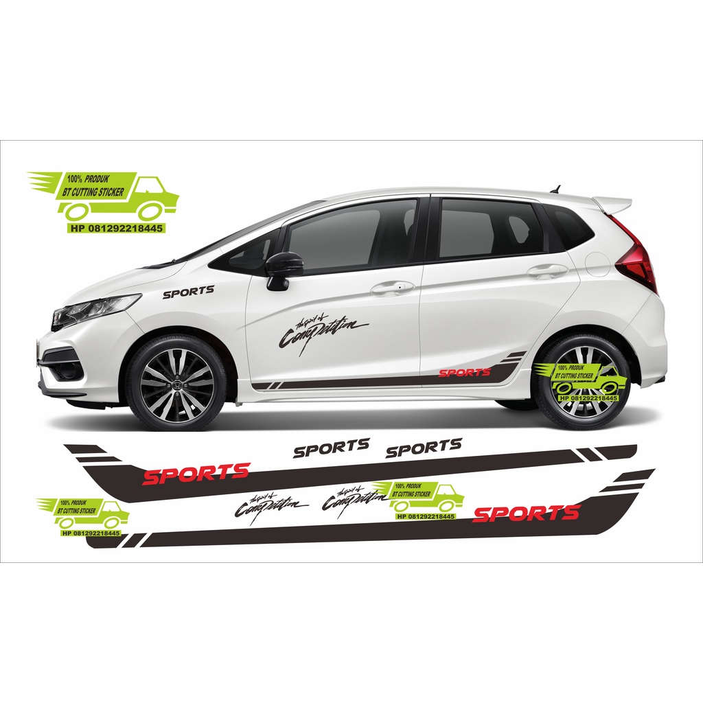 sticker mobil jazz sticker honda jazz stiker jazz stiker honda jazz sticker sports sticker mobil lis