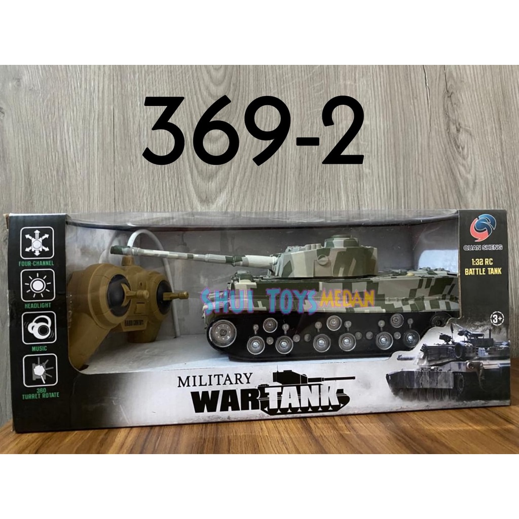 MAINAN ANAK LAKI LAKI REMOTE CONTROL RC TANK / TANK ARMY REMOTE CONTROL