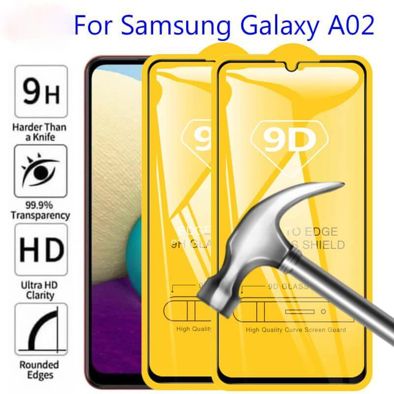 Tempered Glass 9d Pelindung Layar Samsung Galaxy A03S A22 A02 A12 A02S A11 A71 A51 A30s A10s A20s A50 A50s A70 A21S S21 Note 20