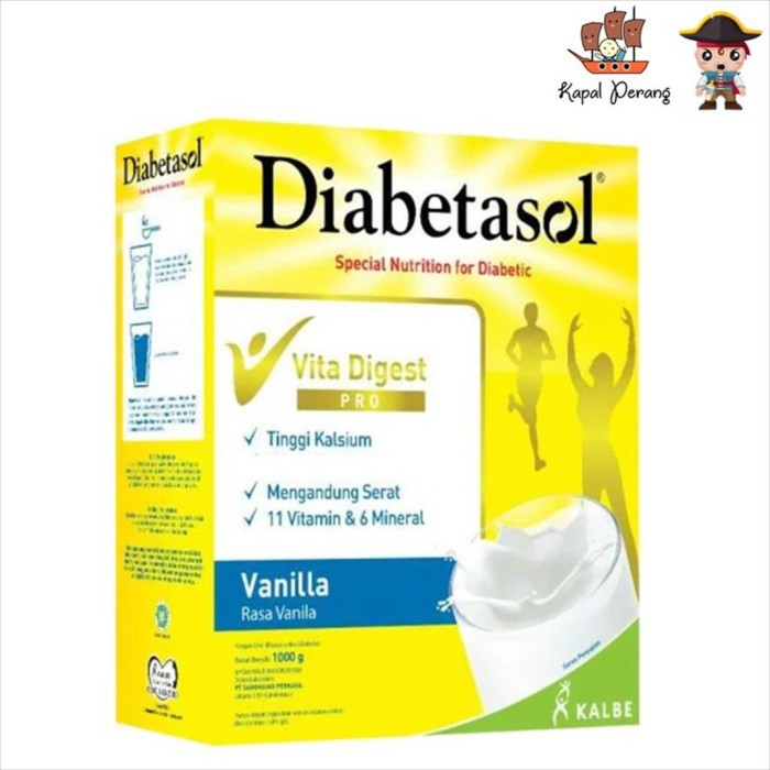 Unik Diabetasol 1000 gram Vanila Terbaru