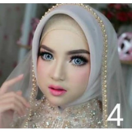 SLAYER PENGANTIN/ SLAYER VEIL MUTIARA PENGANTIN / HIJAB PENGANTIN MUTIARA-1