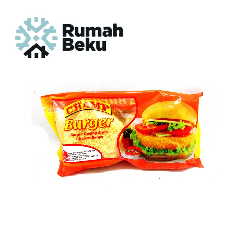 

CHAMP CHICKEN CRISPY BURGER ISI 6