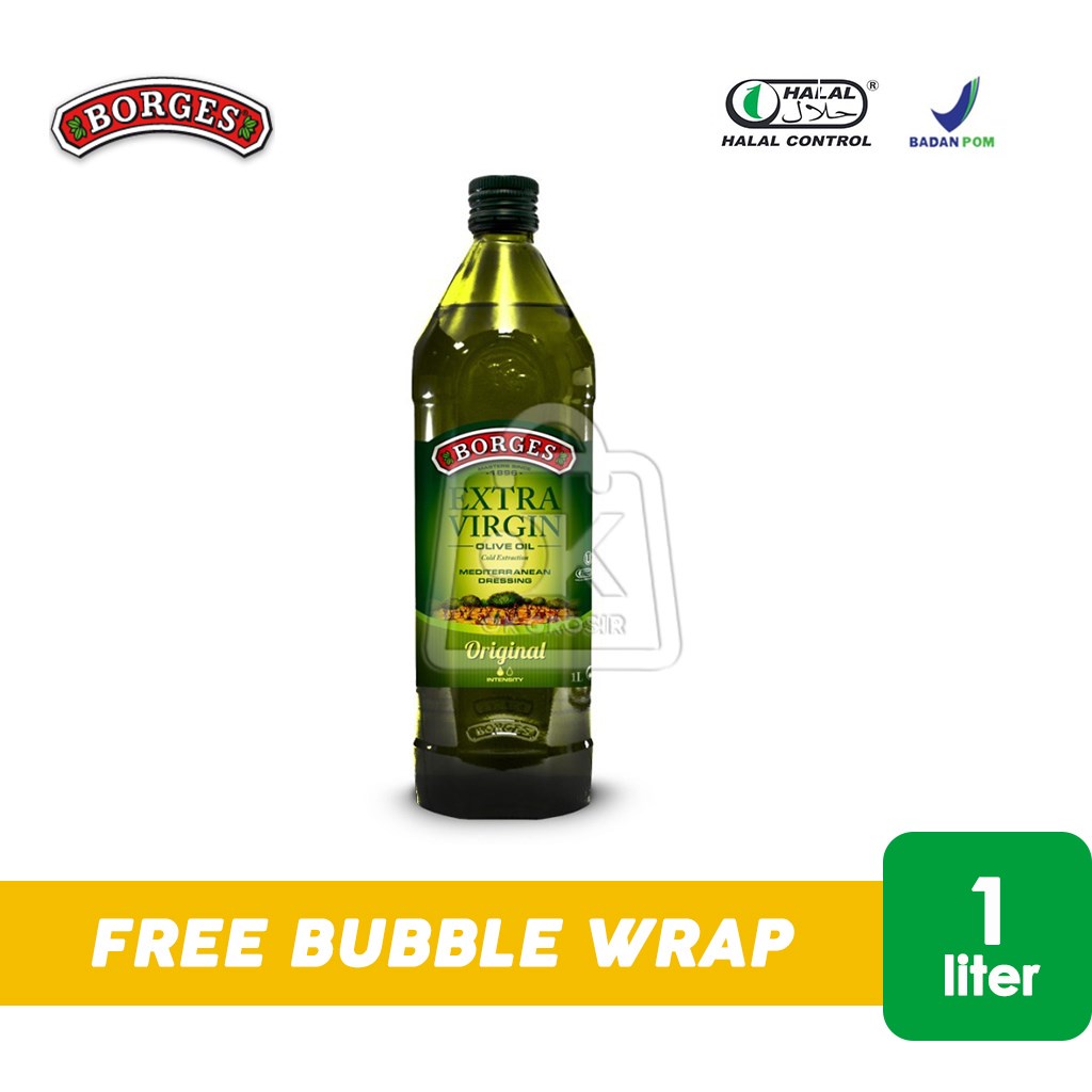 

Borges Extra Virgin Olive Oil / Minyak Zaitun (Botol Kaca 1 Liter)