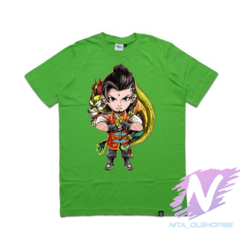 kaos anak mobile legends hero chou baju anak chou