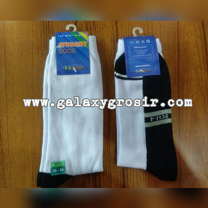 [6 pcs] Kaos Kaki Sekolah Anak(SD, SMP, SMA) La-Style