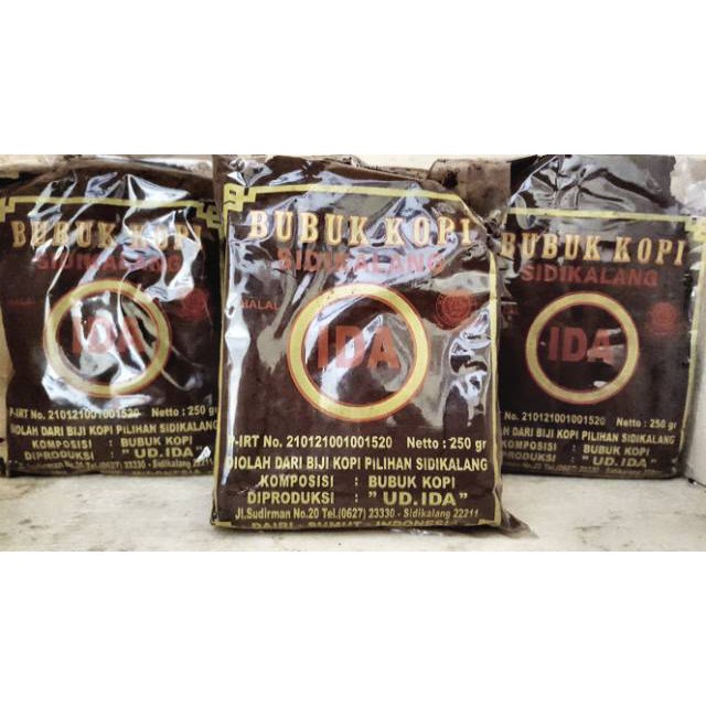 

Kopi Sidikalang IDA Asli 100%