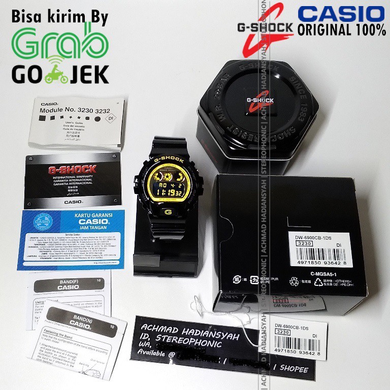 Gold Buckle.. NEW ORIGINAL CASIO GShock DW6900CB - ORIGINAL GShock DW6900-CB ORIGINAL DW6900CB