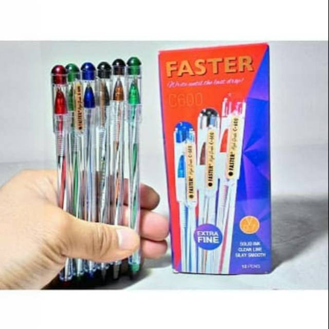 

Ballpoint Faster C600 1 Pack/ 12 Pcs