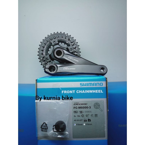 Crank Shimano Deore triple m6000