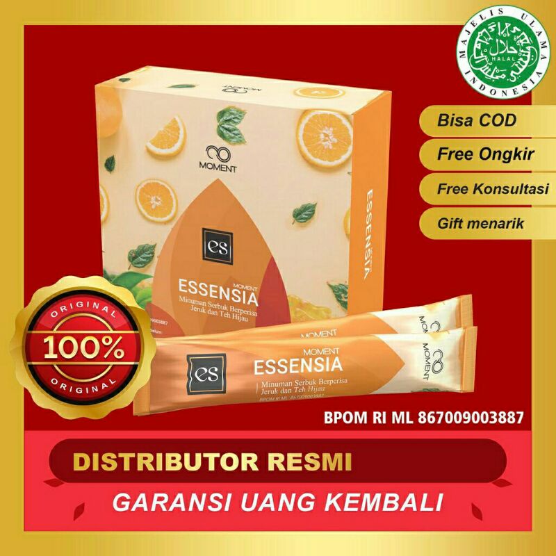 MOMENT ESSENSIA SUPLEMEN KESEHATAN DAN DAYA TAHAN TUBUH VITAMIN C1000 PENCEGAH VIRUS COVID OBAT ASMA