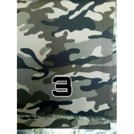 ➸ BAHAN KAIN LORENG ABRI/LORENG KATUN/LORENG TENTARA/LORENG METERAN/ARMY KATUN/TC POLY KATUN (yard)
