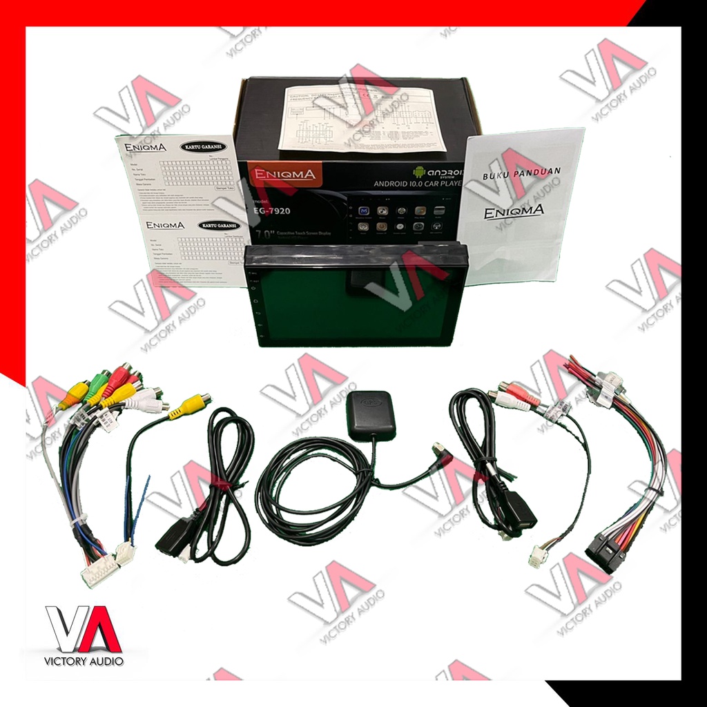 Head Unit Double Din Android ENIGMA EG-7920 7 Inch RAM 2GB ROM 64GB OS 10.0 FHD 1080p MP4 MP3 USB IP