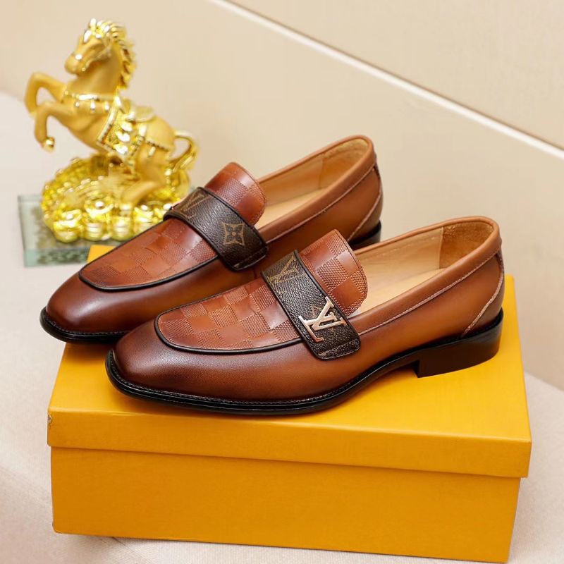 sepatu pria pantofel lv mirror quality lou is vuitton shoes cowok branded men formal resmi kerja top