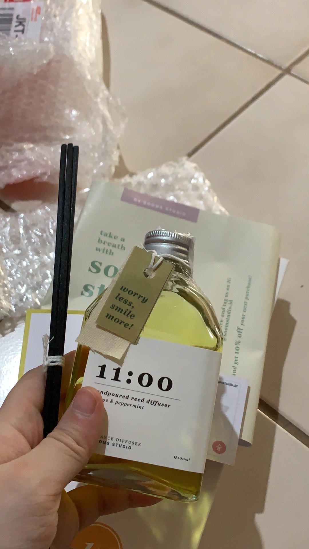 11:00 Reed Diffuser 100ml - Orange & Peppermint