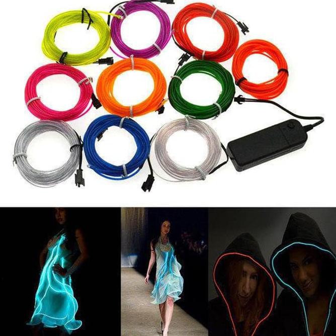 ❊Z99757✯ Kabel Neon Meteran/Neon Wire / El Wire / LED Wire /flexible neon wire