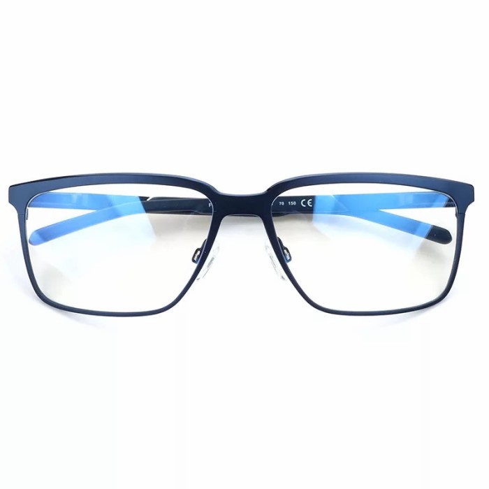 Kacamata Minus Pria - Ff144 Full Frame Kacamata Pria Titanium Paling Lebar Lensa 64 Minus