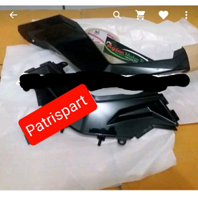 Cover bodi belakang + cover sabungan bodi belakang bodi tengah ninja 250 fi old