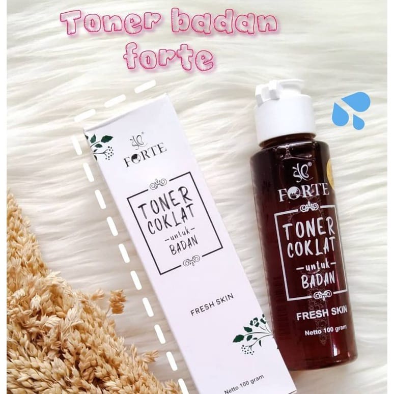 Toner Badan Coklat Whitening Syb Forte Perontok Daki Pemutih Tubuh