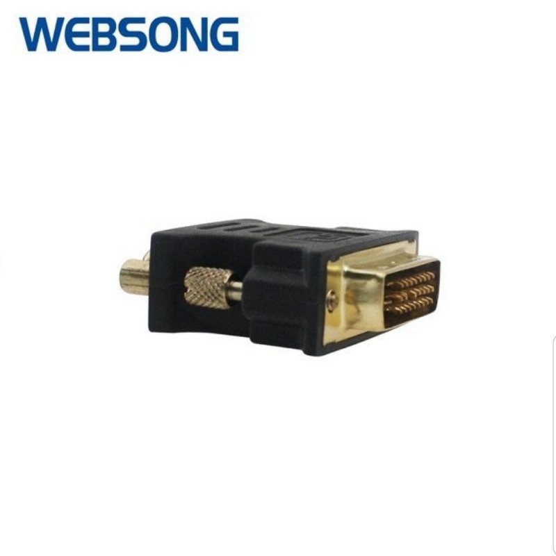 Connector VGA Female to DVI24+1 Male Gold DVI-I websong