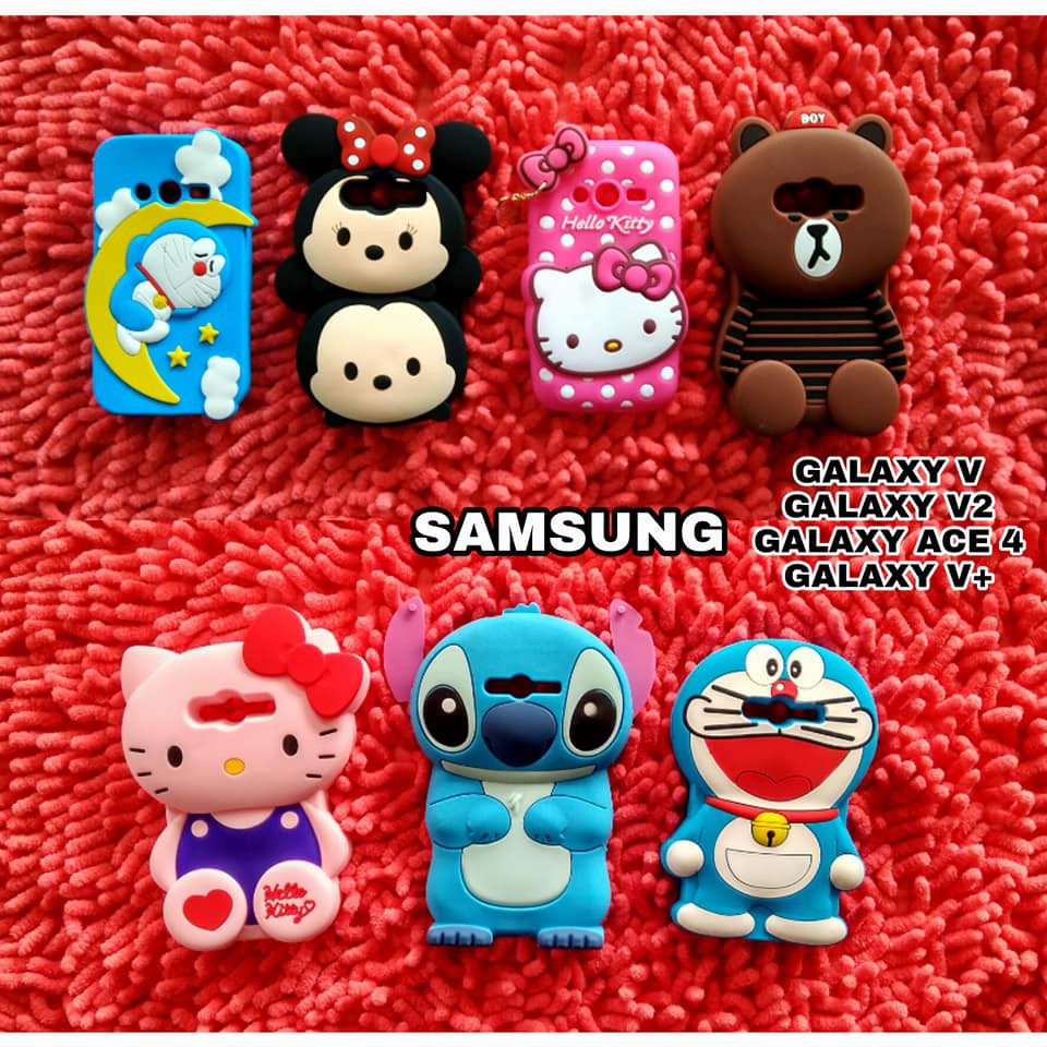 Jual Case 4d 3d Hello Kitty Samsung Galaxy V Plus G318h Boneka New