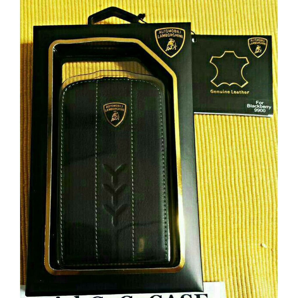 AKSESORIS HP TERLENGKAP Automobili Lamborghini Performate Flip Case BlackBerry 9900