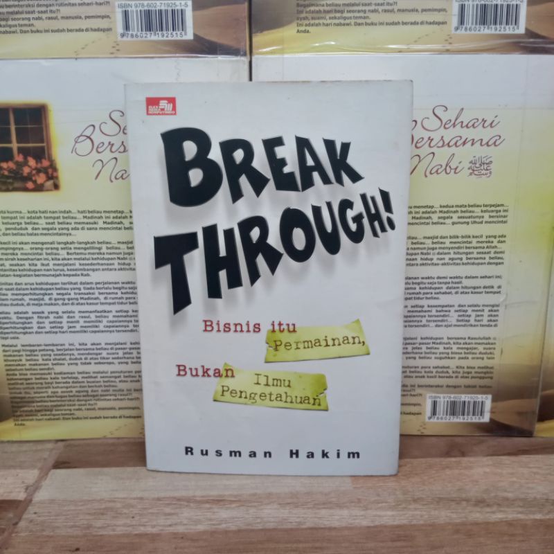 

BUKU ORIGINAL - BREAK THROUGH BISNIS ITU PERMAINAN BUKAN ILMU PENGETAHUAN