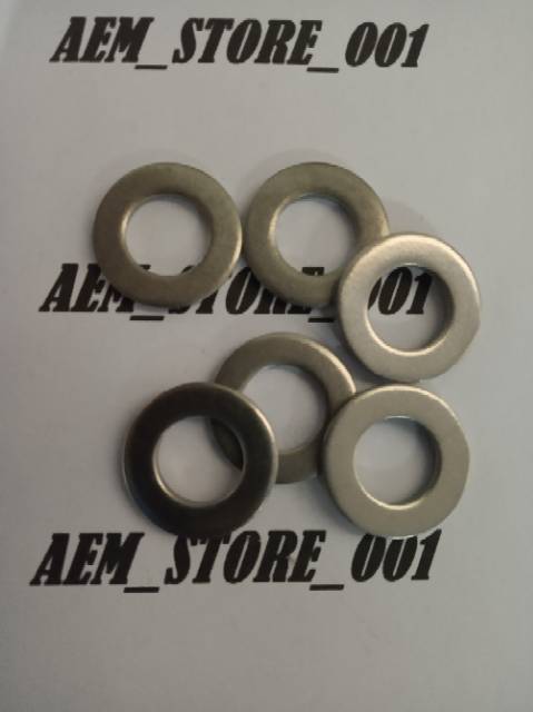 Ring flat M12 stainless 304