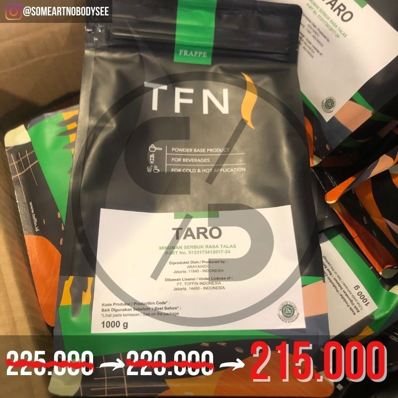 

Toffin Frappe Powder Taro Toffin Bubuk Rasa Talas 1000 gr