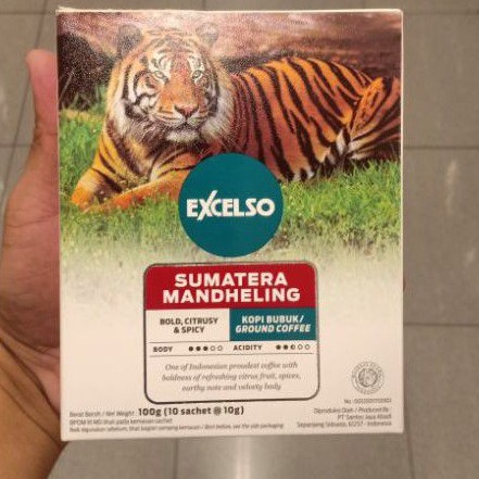 

excelso sumtra mandheling 10x10 gr