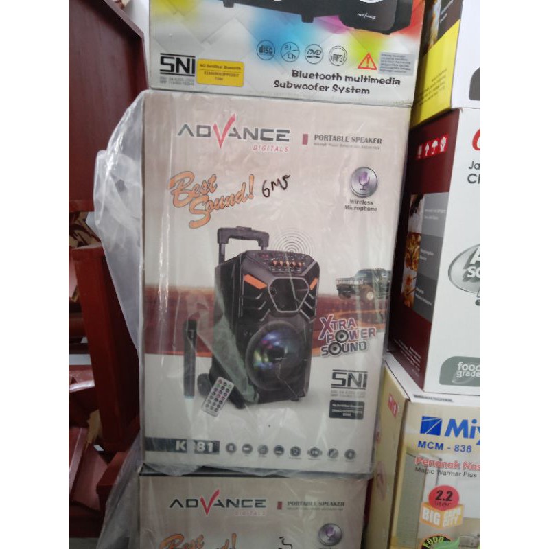 Speker advance+mic+remote 8in k881/k882