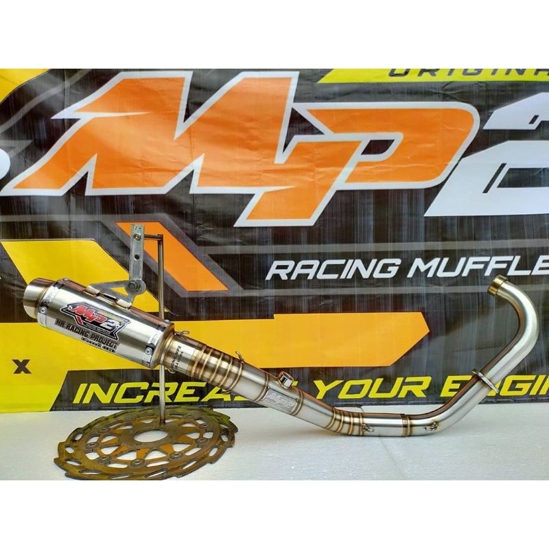 knalpot mp2 Muffler Road Race MX king