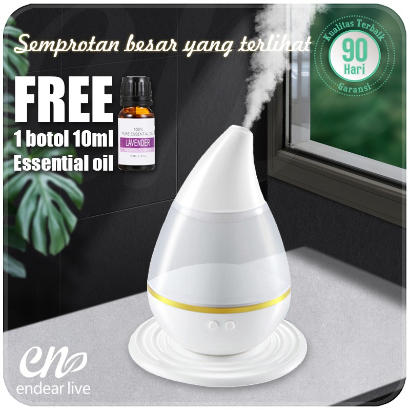 [ENdear]100% ORI Ultrasonic Air Humidifier 250ML Oil