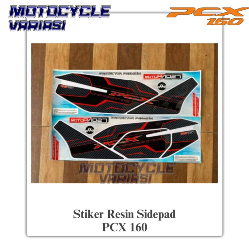 Stiker PCX 160 Stiker Sidepad PCX 160 Resin Premium