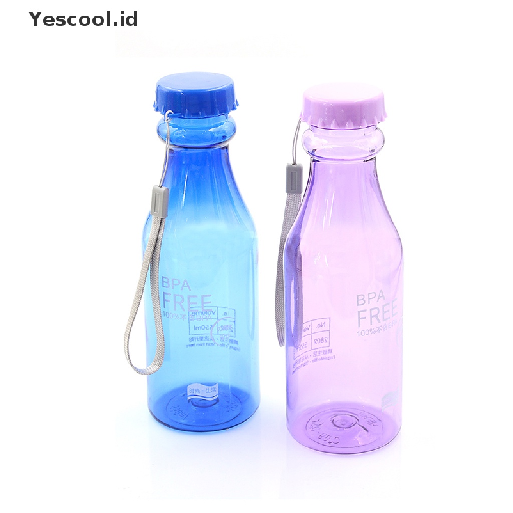 Botol Air Portabel Bahan Plastik Bebas bpa Anti Bocor Ukuran 500ml Untuk travel