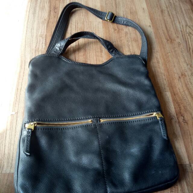 Tas Fossil Hitam Preloved