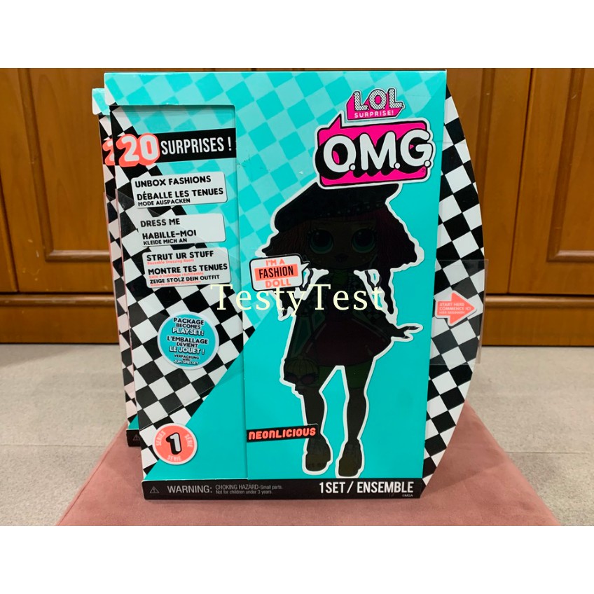 omg neonlicious fashion doll