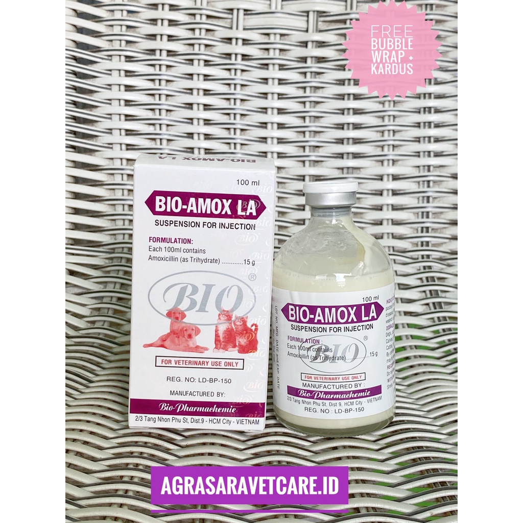 BIO AMOX LA 100 ml - MIRIP LONGAMOX BETAMOX