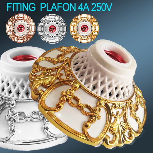 fitting lampu plafon/fitting hias/fitting lampu plafon hias/fitting lampu hias