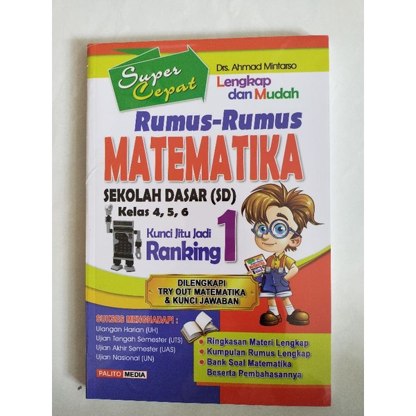 SUPER CEPAT RUMUS RUMUS MATEMATIKA SD KELAS 4,5,6