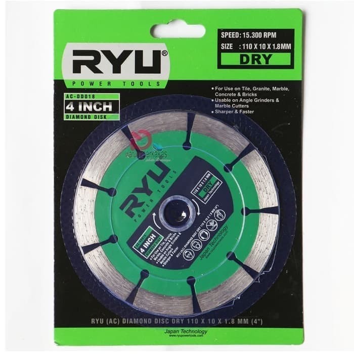 Mata potong keramik RYU 4”/ Mata keramik kering/ RYU murah