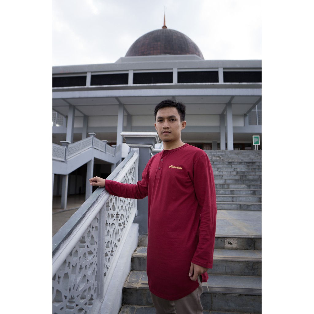 Grosir Baju Muslim Pria | Gamis Pria | Merah